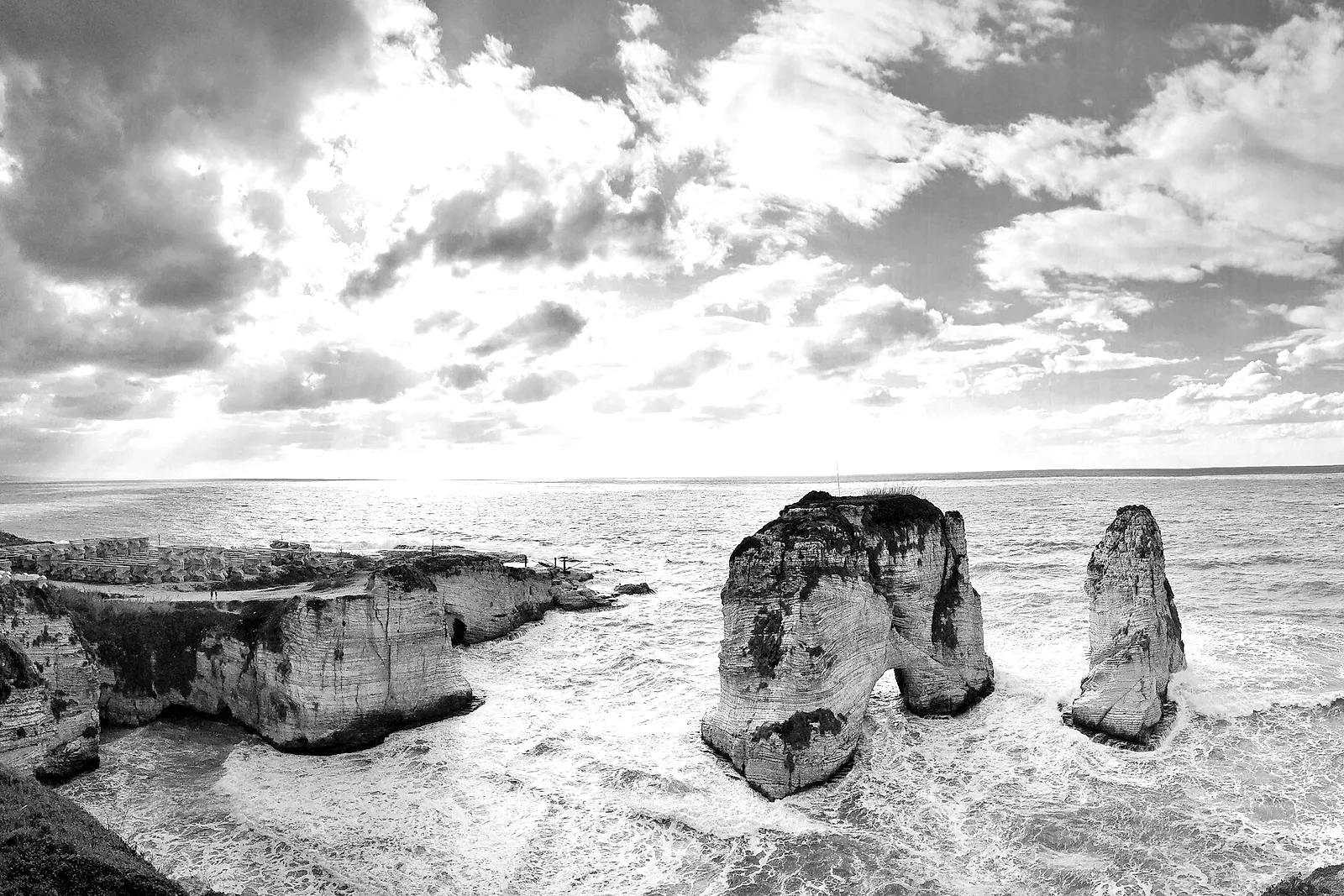 The Pigeon Rocks at Raouché, Beirut